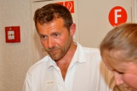 Enkel Adrian Rubin etwas ermüdet von seinem Einsatz