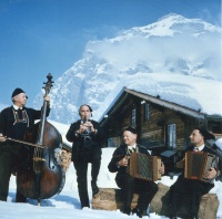 Gottfried Sigrist, Toni Amrein, Lorenz Giovanelli, Ernst Feuz, 